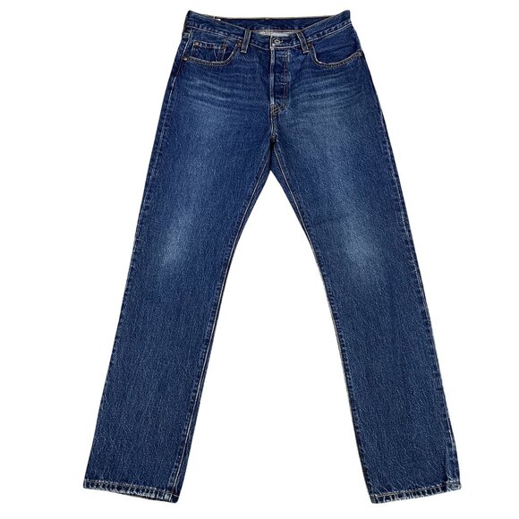 Levi's Premium Mens 501 Button Fly Jeans Sz 29 x 32 - Picture 1 of 11
